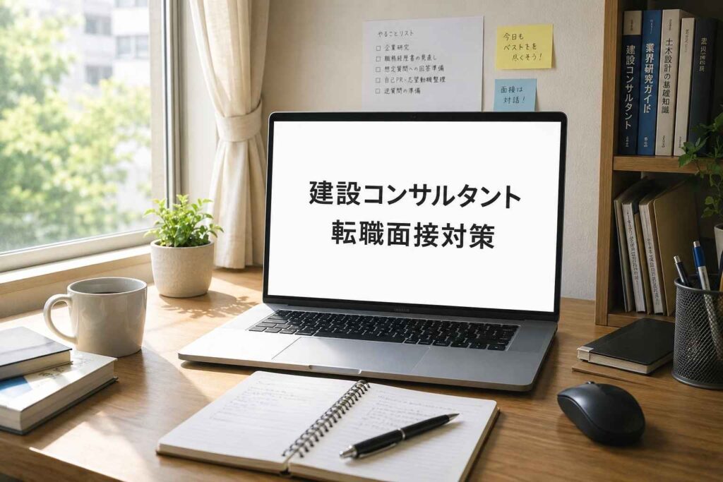 建設コンサルの選考対策のイメージ